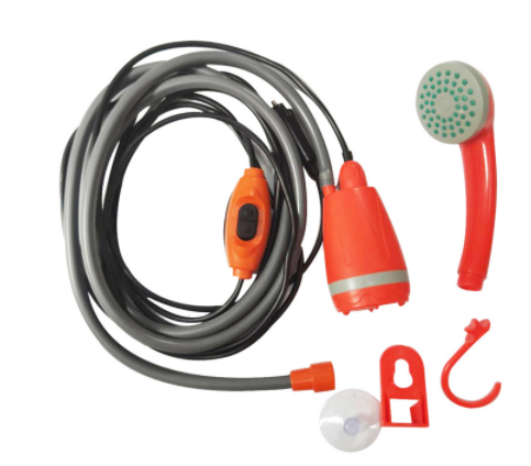 Portable Shower & Bidet Sprayer 12V , Shower Pump for Hiking/Backpacking, Travel, Beach, Pet, Flowering OMEGA KOREA NO-1 | GFS-1314 |