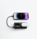 VEGER Dual Wireless PD Fast Power Bank 10000mAh PD22.5W+MagSafe for iPhone/ iWatch/Ear Pods Black | VP-1156 |