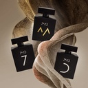 7MD PERFUMES CUSTOM WOODEN GROOVE BOX BLACK LEATHER (Set of 3 Pcs) | 7-Zafran, M-Vanille Tobacc, D-Ombre Leather |