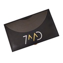 7MD PERFUMES CUSTOM WOODEN GROOVE BOX BLACK LEATHER (Set of 3 Pcs) | 7-Zafran, M-Vanille Tobacc, D-Ombre Leather |