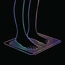 7MD Colourful Foot Mat EMS Foot Massager Relax Feet Muscle Shape Legs Boost Blood Circulation Health Pad