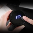 Kkmoon Water Bottle,500ml Vacuum Thermos LED Temperature Display Water Bottle Stainless Steel Double Wall Insulated Cup Intelligent Travel Thermos Cup Coffee Mugs