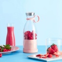7MD STORE FRESH JUICE WIRELESS USB CHARGING PORTABLE MINI FRUIT BLENDER 350 ML