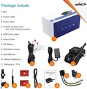 JIMI JC400 4G LTE Vehicle Router Dash Camera Live Streaming Video Car Camera With 1080P GPS Tracker Remote Monitoring by APP& PC