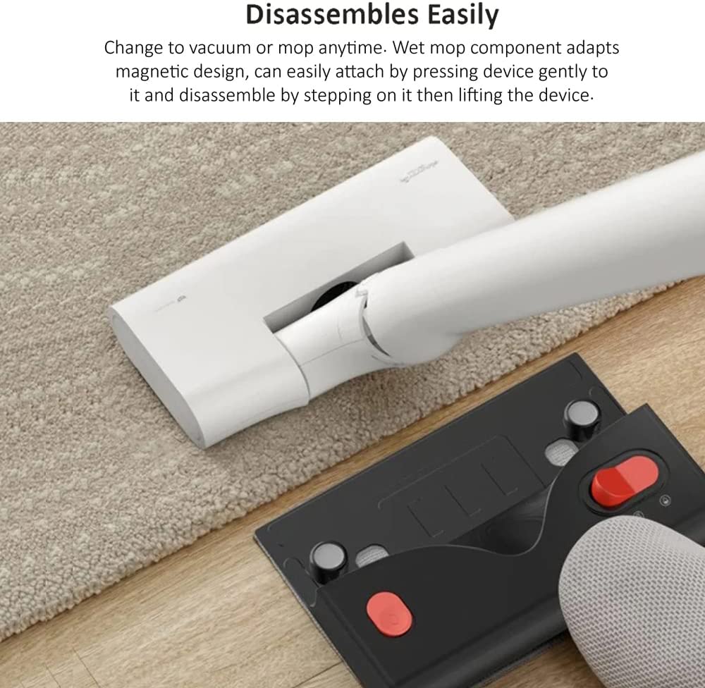 Deerma VC01 Max Lightweight Cordless Stick Handheld Vacuum Cleaner with Mopping Function White