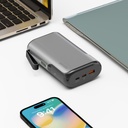 PORODO 3 IN 1 | 10000 mAH POWER BANK | SPEAKER | PHONE HOLDER | TOUCH CONTROL | PD-PBFCH022-SL |