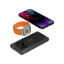 PORODO MULTI-DEVICE 1000 mAH SUPER-SLIM POWER BANK | PHONE + WATCH + EARBUDS SIMULTANEOUS CHARGER | PD-PBFCH021-BK |