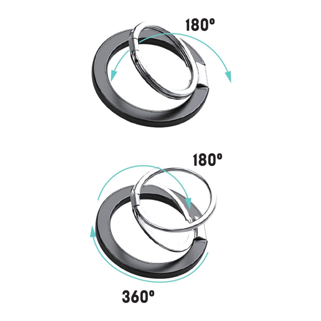 7MD MAGNETIC PHONE HOLDER | FULLY COMPATIBILITY | STRONG MAGNETIC ATTRACTION & ADAPTATION | 360° ROTATION | INTERFERNCE FREE | 2 YEARS WARRANTY | BLACK OR WHITE | 7MD-MH01 |