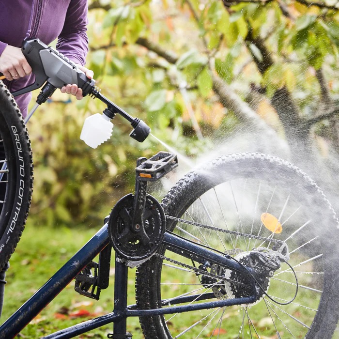 HOTO PORTABLE  MULTIFUNCATIONAL 20V CORDLESS HIGH PRESSURE WASHER | CLEAN YOU CAR / BIKE / PETS / WINDOWS | 4 SPEEDS | QWXCJ001 |