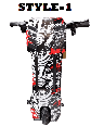 3 THREE WHEEL KIDS DRIFTING ELECTRIC SCOOTER FOR BOYS & GIRLS | SPEAKER | LED LIGHT & DISPLAY | 3 SPEEDS | 360° DEGREE DRIFTING | BLUETOOTH | JL001-8 |