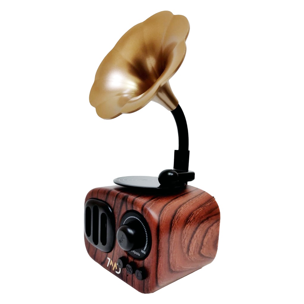 7MD Music Apollo Portable Bluetooth Speaker | Classic Retro Design | Fantastic Sound Quality | 6 Hours Playtime | 10 Meter Connection Range | 5W Power | 2-3 Hours Recharge Time |  12 Months Warranty | B7 |