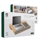 Green Lion Portable Lap Desk | Dual Comfort Cushions | Premium Quality | Unqie Design | Smartphone + Tablet Holders | Padded Wrist Rest | Integrated Mousepad | Carry Strap | 17 Inches Max Screen Size | GNPOLAPDSK |