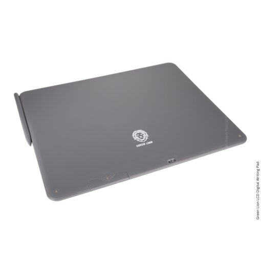 Green Lion Digital 15 inch Writing Pad | Eye Protection | Eco-Friendly | One-Click Erase | One-Click Lock | Compact & Light Weight | Kid-Friendly | Easy To Use | 1 Year Warranty | GNWPAD15GY |