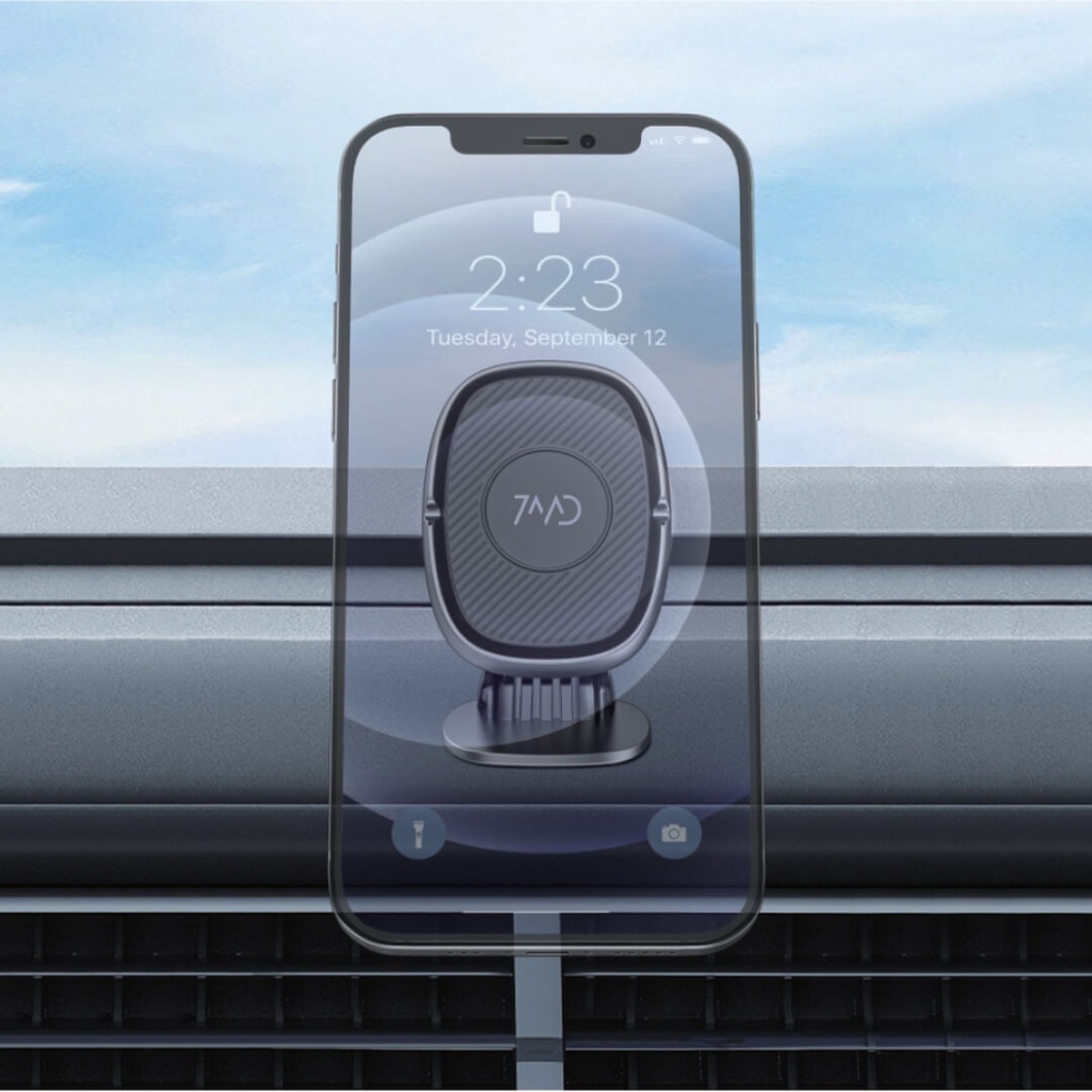 7MD Magnetic Phone Holder | 360° Rotation | Super Magnet | Steady Mount | Strong Sticking | Easy to Install | 2 Years Warranty | 7MD-C18 |