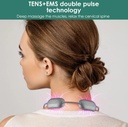 Neck Massager Device | Exquisite & Compact | Flexible & Adjustable | 4 Massage Modes | 9 Intensity Levels | Light & Portable Design | Long Battery Life | LP-A7 |