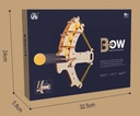 Wooden Ping Pong Bow DIY Assembly Puzzle For Kids | Rubber Band Drive | Enlightenment Puzzle | Non-Toxic Safe Material | 10 Balls Included | Fun & Educational Toy | CH2013 |