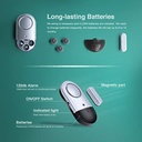 Door & Window Magnetic Sensor Security Alarm | 125 dB Loud Alarm | For Home & Office | Easy & Wireless Instlattion | Modern & Sleek Design | Batteries Included | Ultra-slim Design | Durable Construction | No Electricity Needed |