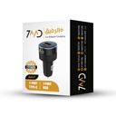 7MD Car Adapter Charger | Super Fast Charging | Dual Port | Safety Protection | Wide Compatibility | Premium Quality | 2 Years Warranty | RDC-3227 |