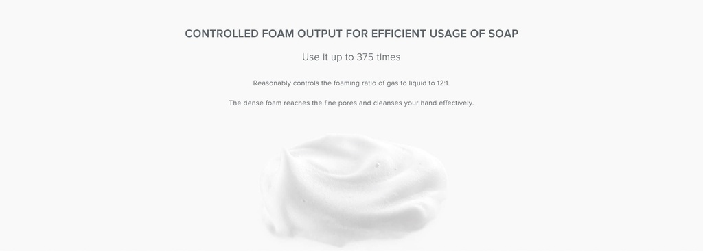Xiaomi Automatic Foaming Soap Dispenser | Automatic Hand Detection | Spill Proof | Contactless & Hygenic | Creamy Foam | Elegant & Durable | IPX4 Waterproof | Silent Motor | MJXSJ03XW |
