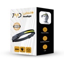 7MD Headlight For Outdoor Use | 5 Light Modes | 3 Brightness Levels | Waterproof | 230° wide angle lighting | Comfortable To Wear | Rechargeable & Long-lasting Battery | Multiple Protection | 12 Months Warranty |