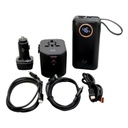 7MD Combo Box for Travelling Includes | 10000 mAh Power Bank | Travel Charger Adapter | Dual Port Super- Car Charger | C-C Cable + Lightning Cable + USB-C Cable | Bag Included | 12 Months Warranty | 7MD-TR |