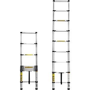 Telescopic A-shaped Ladder | Indoor & Outdoor Use | Anti-Scratch Material | Safe & Reliable | Foldable Design | Adjustable Height | Easy To Move | High Quality Material | MDL-350Z-LW