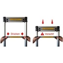 Telescopic A-shaped Ladder | Indoor & Outdoor Use | Anti-Scratch Material | Safe & Reliable | Foldable Design | Adjustable Height | Easy To Move | High Quality Material | MDL-350Z-LW