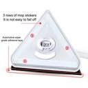 Multifunction Triangle Dust Mop Household Window Wiper | Adjustable Length | Wet & Dry Use | Non-Slip Handle | 360 Degree Rotation | Comfortable & Effective Cleaning |