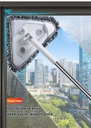 Multifunction Triangle Dust Mop Household Window Wiper | Adjustable Length | Wet & Dry Use | Non-Slip Handle | 360 Degree Rotation | Comfortable & Effective Cleaning |