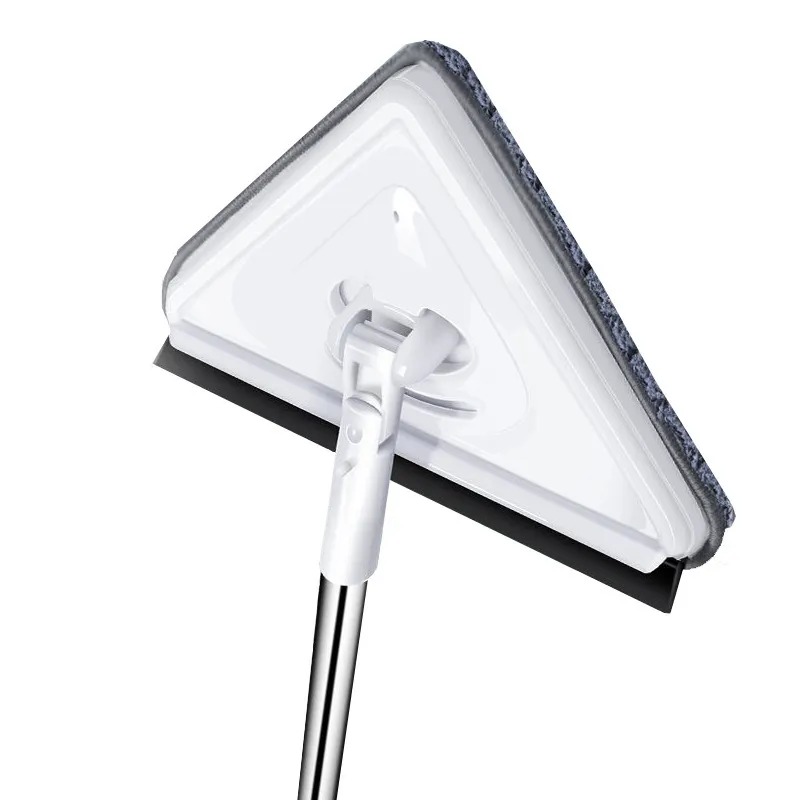 Multifunction Triangle Dust Mop Household Window Wiper | Adjustable Length | Wet & Dry Use | Non-Slip Handle | 360 Degree Rotation | Comfortable & Effective Cleaning |