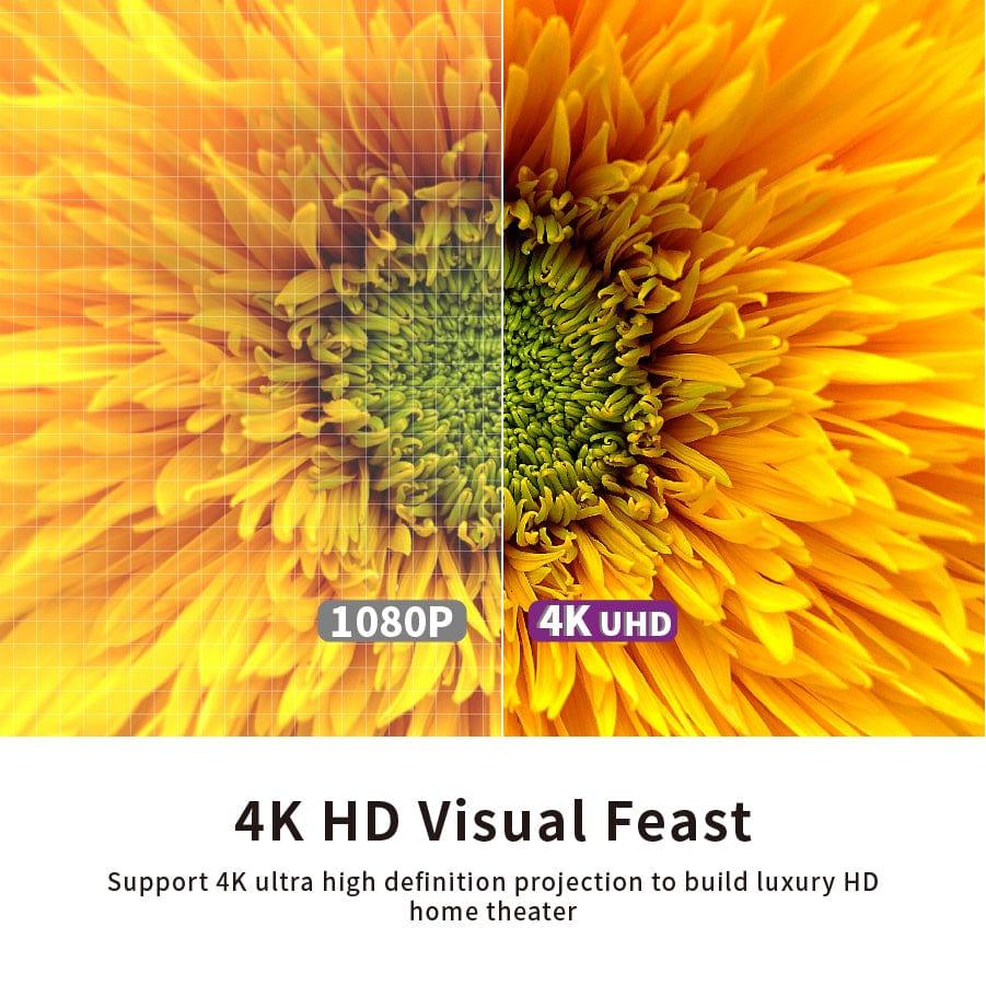 Projector Screen 100” Inch Display, Electric Auto Rising Floor Screen,160 Degree View,4K / 8K Visual Feast,3D Sound, Space-Saving Design,Easy To Assemble, Premium Quality