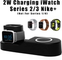 Blaulock 4 in 1 Charging Station W3, Wireless Charger for iPhone8/x/Xs/Xs Max, Samsung Galaxy S9//S8/S7,Charger for AirPods/iWatch Series 2/3/Nike+/Edition(Not 4&1)(Black)