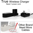 Blaulock 4 in 1 Charging Station W3, Wireless Charger for iPhone8/x/Xs/Xs Max, Samsung Galaxy S9//S8/S7,Charger for AirPods/iWatch Series 2/3/Nike+/Edition(Not 4&1)(Black)