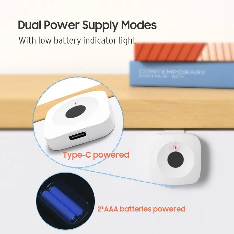 Yeelock Smart Keyless Fingerprint Lock For Drawer & Cabinet | 0.5s Fast Unlock | Supports 16 Fingerprints | High Recognition Rate | ZNGS06YSB |