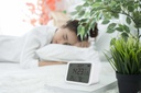Porodo WiFi Smart Clock - Ambience Sensor | Temperature & Humidity & Brightness Sensors | Set Smart Alerts | PD-LSTHSR-WH |