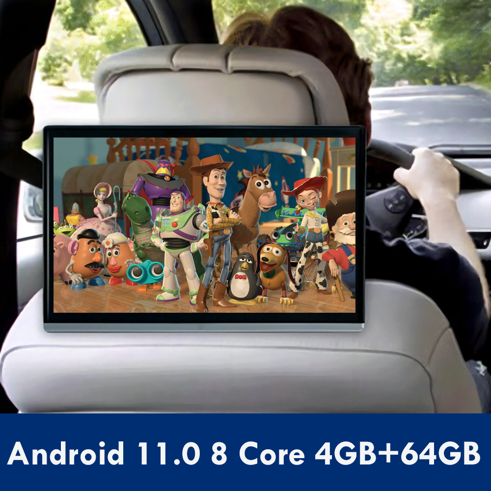 13.3 Inch 11.6 Android | 4+64G Android Car Headrest Monitor, Rear Seat Entertainment System