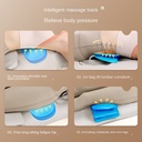 Multi-Functional Body Massage Mattress | Deluxe & Foldable Design | Full Body Massage | Multiple Modes & Intensity Levels | 12 Airbags Vibration Massage | Grey Color | CD-02 |