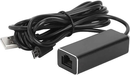 7MD Micro USB Ethernet Adapter | 10/100Mbps Fast & Stable Internet Speed | Supports ChromeCast &  TV Stick & ChromeCast Audio & Much More |