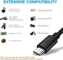 7MD Micro USB Ethernet Adapter | 10/100Mbps Fast & Stable Internet Speed | Supports ChromeCast &  TV Stick & ChromeCast Audio & Much More |