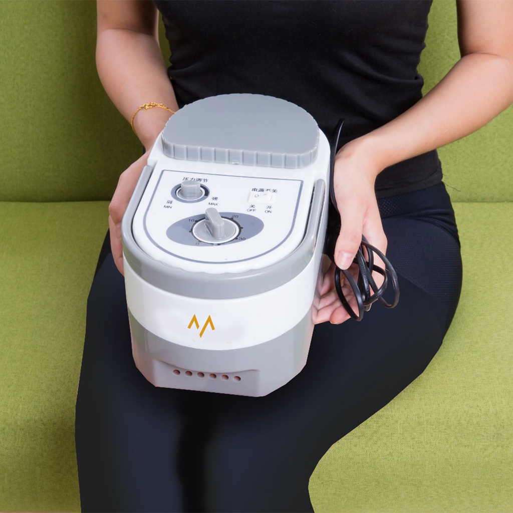 7MD Air Wave Leg Massage Device | Portable & Compact Design | Extremely Comfortable | Adjustable Pressure Level | Safe & Reliable | 2 Legs + 1 Arm |