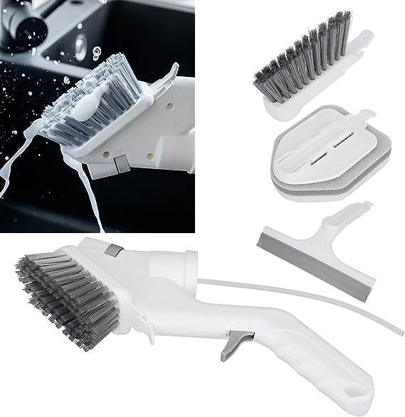 Multi-Functional Water Spray Cleaning Kit | Comfortable Handle | Nonslip Design | Easy to Use |