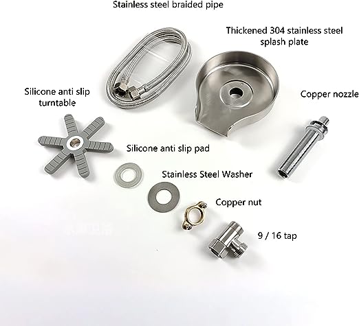 Glass Rinser For Kitchen Sink | Stainless Steel | Easy to Install | Powerful Cleaning in Seconds |