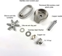 Glass Rinser For Kitchen Sink | Stainless Steel | Easy to Install | Powerful Cleaning in Seconds |