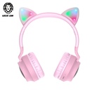 Green Lion Kids Headphones | 5 Hours Play Time | TF Card & AUX Ports | BT 5.0 | Safe Sound | Premium Quality | 2 Years Warranty | GNKIDWIRHPPK |