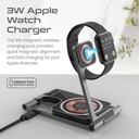 Promate 3 in 1 Ultra-Slim Transparent Foldable 15W MagSafe Compatible Wireless Charging Station | Ultra-Slim & Foldable Design | Strong Magnetic Hold | Fast Charging For iPhone & Airpods & iWatch | 2 Years Warranty | AuraFold-Trio |