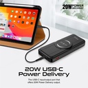 Promate 5-in-1 Foldable MagSafe Compatible Wireless Charging Power Bank | Fast Charging | Case Compatible | FOD Protection | Integrated Magnetic Charger | Universal Compatbility | 2 Years Warranty | PowerPack-Fold |