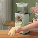 7MD 3 in 1 Vegetable Shredder, Chopper, Cutter | ‎Interchangeable Blades | Safe & Easy To Use & Clean | Slicing & Shredding & Cutting | Large Feeding Port |