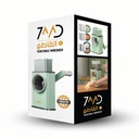 7MD 3 in 1 Vegetable Shredder, Chopper, Cutter | ‎Interchangeable Blades | Safe & Easy To Use & Clean | Slicing & Shredding & Cutting | Large Feeding Port |