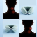 SKG Cervical Spine Neck Massager | Portable U Shaped Pillow Suitable For Travel | Comfortable Hot Compress | Multiple Massage Types & Intensity Levels | Quality Material | N5 |