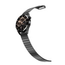 Green Lion G-Master Stainless Steel Smart Watch | Waterproof | Long Lasting Battery | Bluetooth Call | Voice Assistant | Calls & Social Notification | Health Monitoring | 2 Years Warranty | GNGMSWSSBK/SL